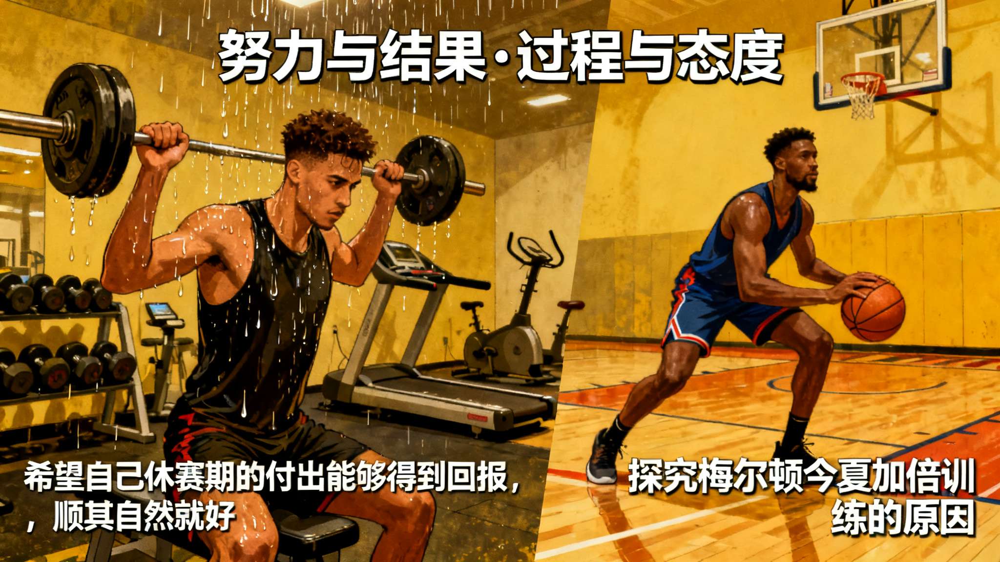 每一个顶尖球员背后，都有一段不被外界关注的默默努力。近日，在接受采访时&nbsp;梅尔顿坦